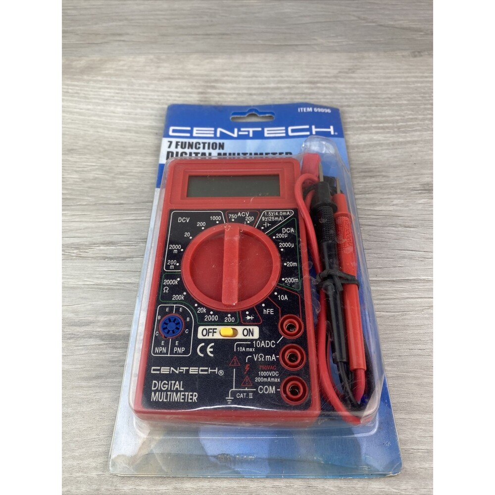 CEN-TECH 7 Function Digital Multimeter - Picture 2 of 4
